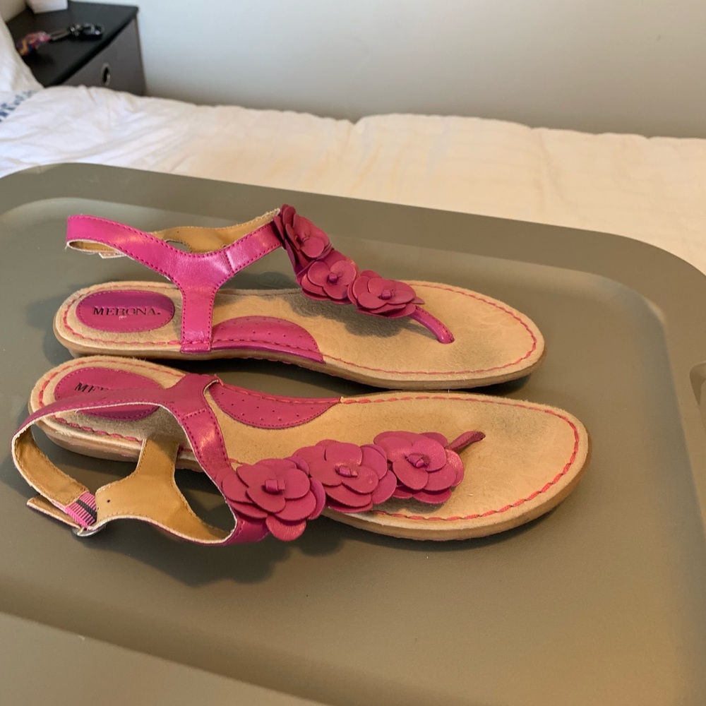 Pink sandals